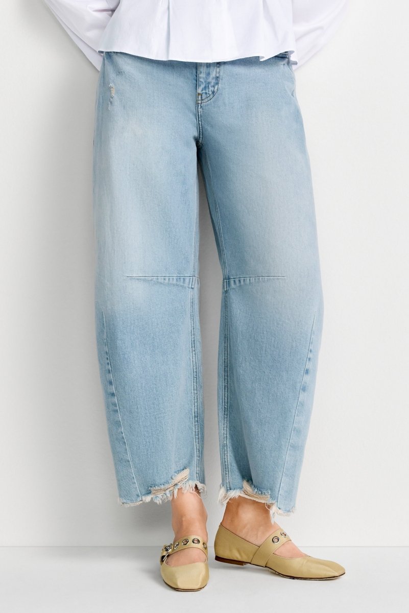 Rich & Royal Queens Barrel Deep Blue Denim in der Farbe denim blue