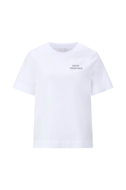 Rich & Royal Queens Easy Fit T-Shirt Breakfast in der Farbe white