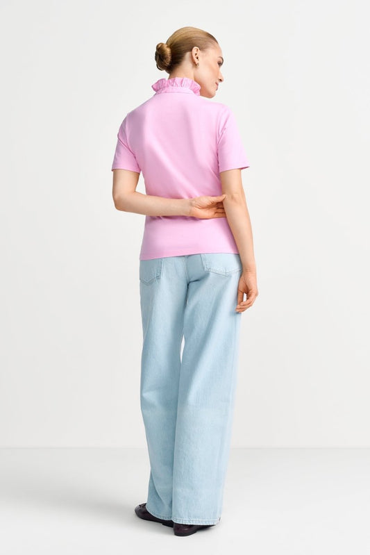 Rich & Royal Queens O Frill Collar in der Farbe soft orchid