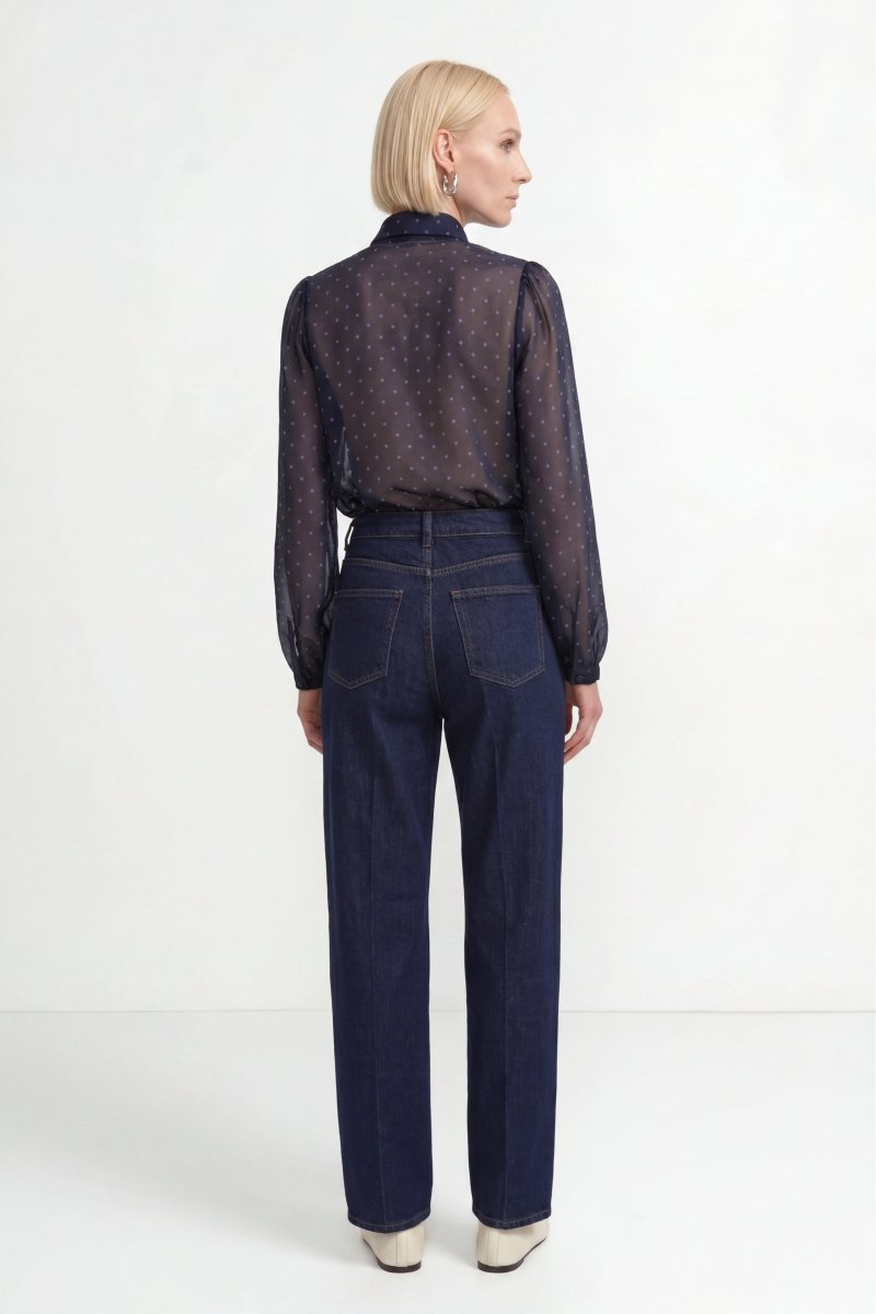Rich & Royal Rinsed Barrel Jeans denim blue