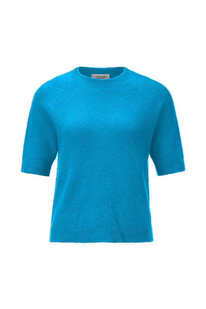 Rich & Royal Seamless Crew Short Sleeve blue jewel