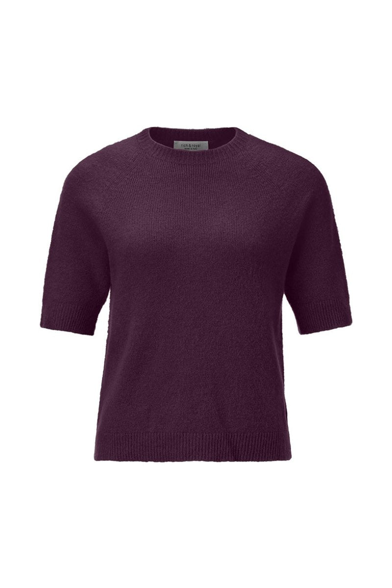 Rich & Royal Seamless Crew Short Sleeve mulberry