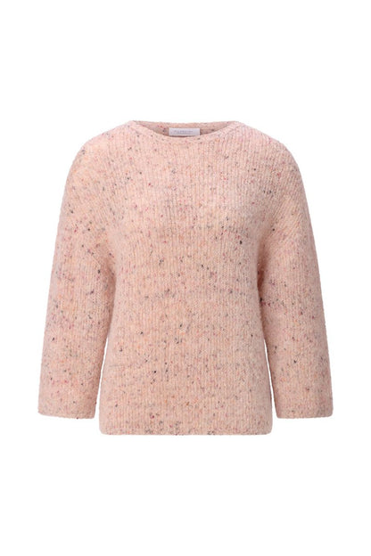 Rich & Royal Seamless Neps Yarn Crew – powder rosé