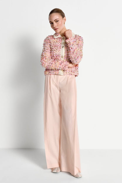 Rich & Royal Short multi color loop jacket in der Farbe Soft Papaya