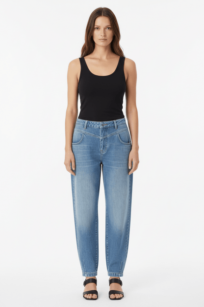 Rich & Royal Slouchy Blue Denim in der Farbe denim blue