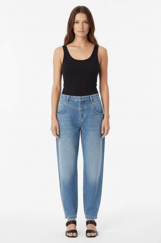 RICHROYAL Slouchy Blue Denim in der Farbe denim blue