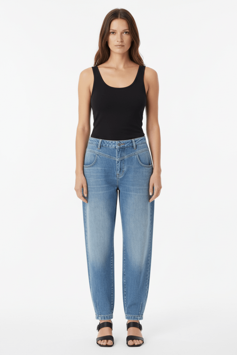 Rich & Royal Slouchy Blue Denim in der Farbe denim blue