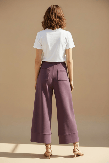 RICHROYAL T Peach Culotte Damen – Stilvoller Hosenrock in Mulberry