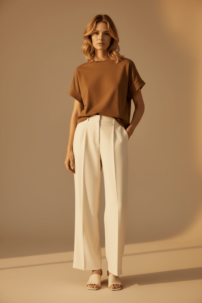 RICHROYAL T Peach Shirt Damen