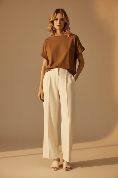 RICHROYAL T Peach Shirt Damen