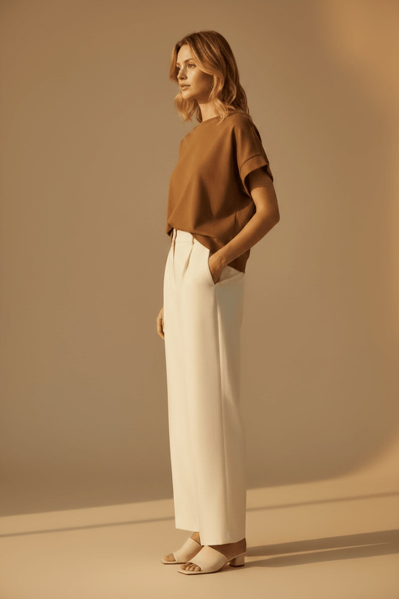 RICHROYAL T Peach Shirt Damen