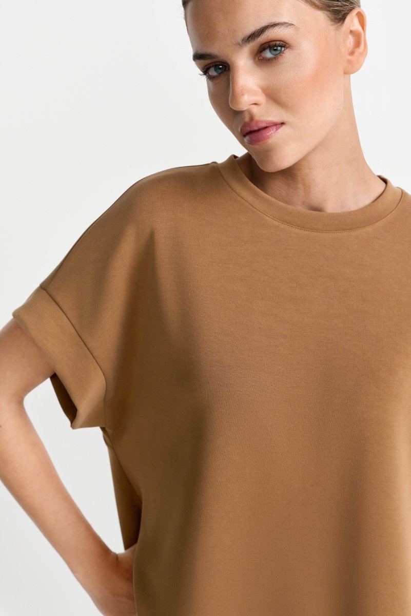 Rich & Royal T-Shirt Peach in der Farbe Cinnamon