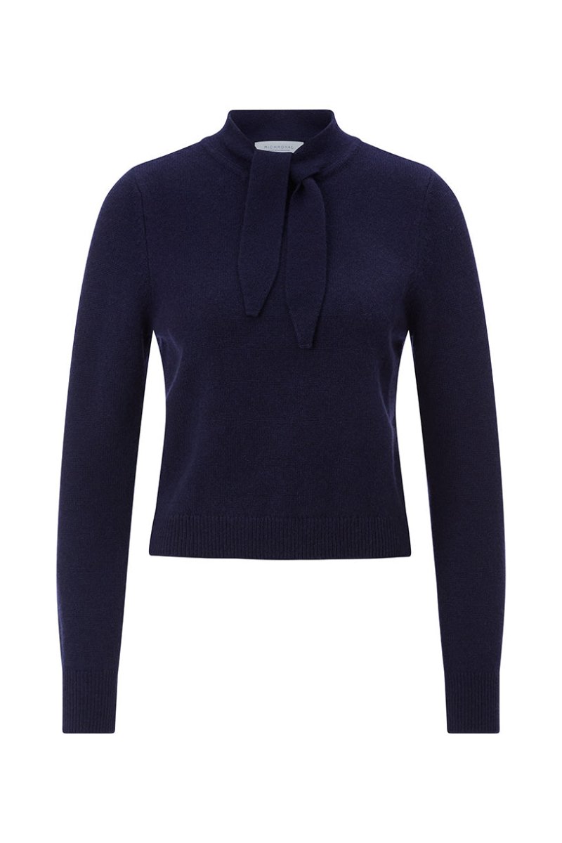 Rich & Royal Tie detail Basic SW – midnight blue