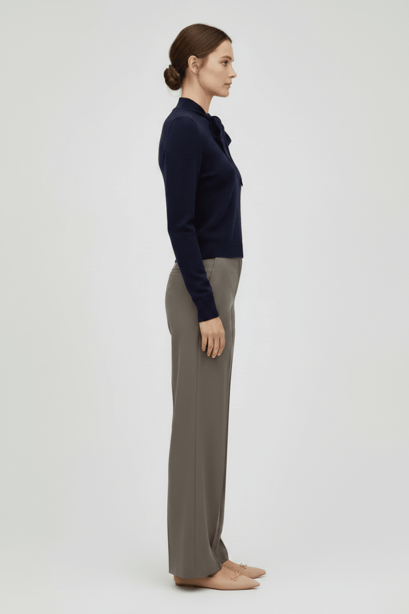 Rich & Royal Tie detail Basic SW – midnight blue