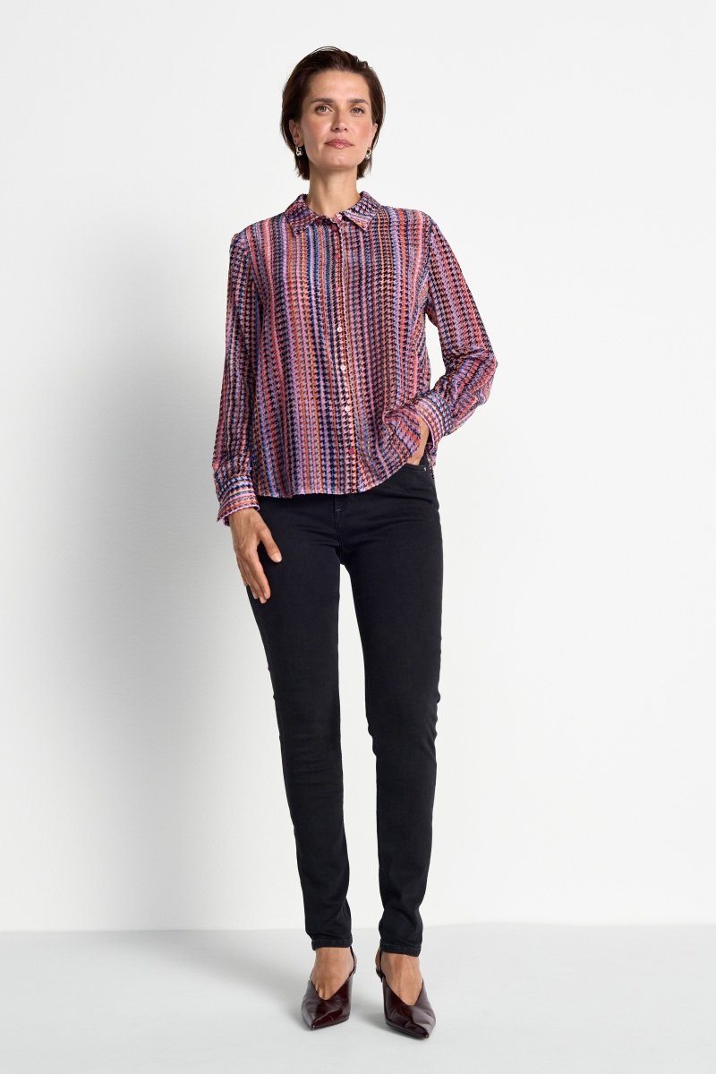 RICHROYAL Bluse mit buntem Muster in Original