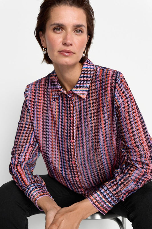 RICHROYAL Bluse mit buntem Muster in Original