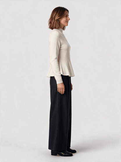 RICHROYAL Cashmere Peplum Jumper