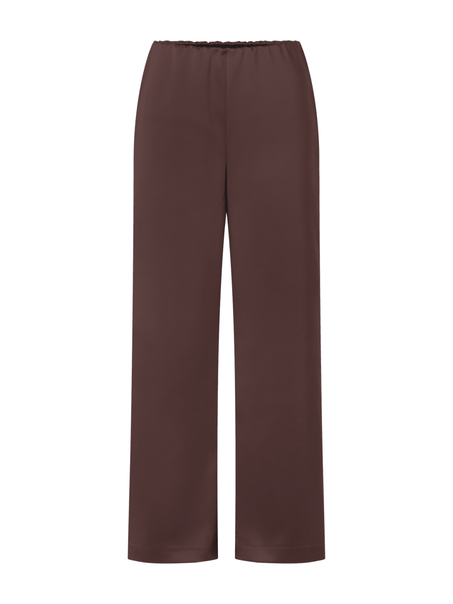 RICHROYAL Satin Barrel Hose in Chocolate Torte