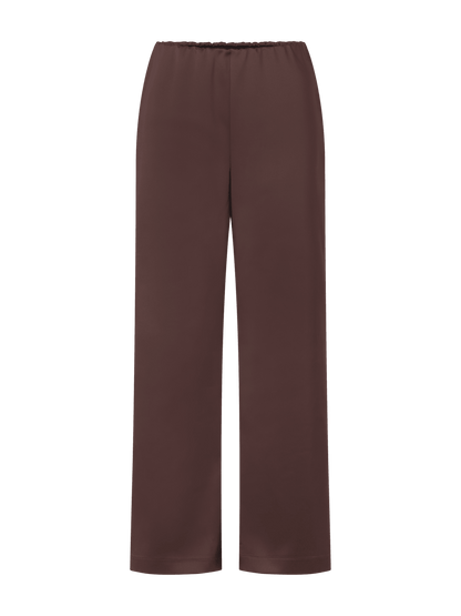 RICHROYAL Satin Barrel Hose in Chocolate Torte
