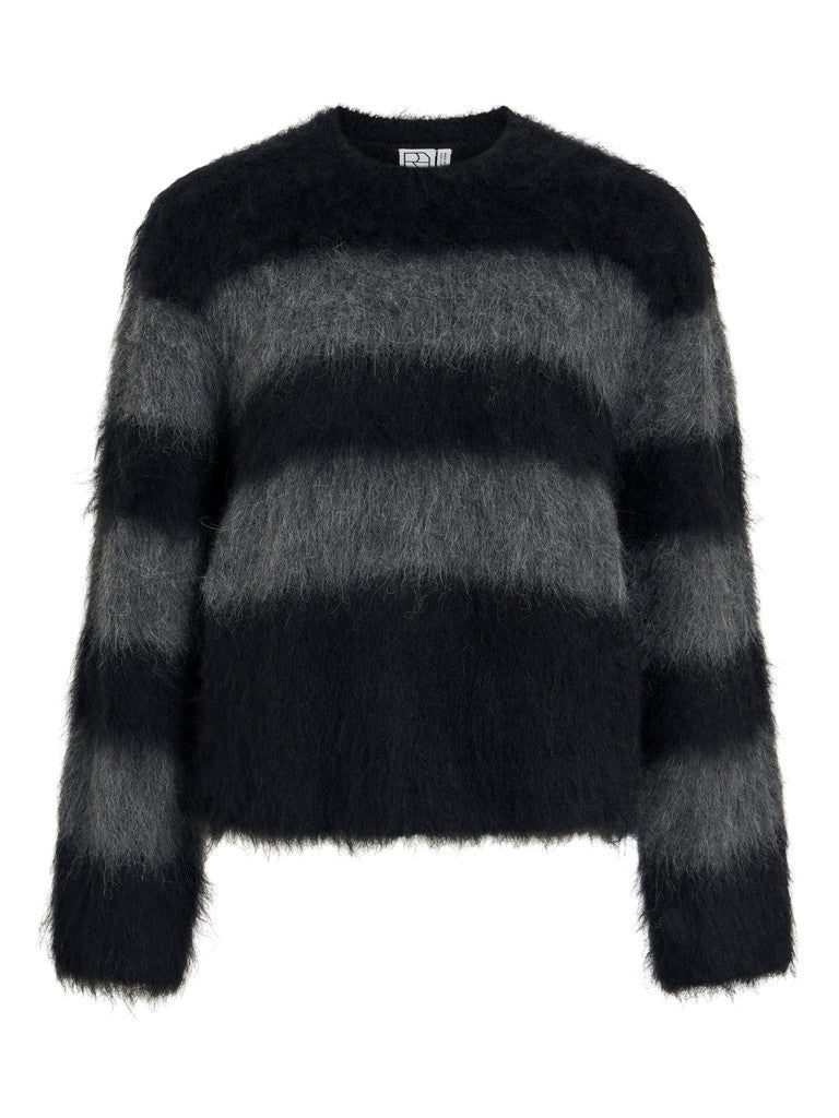 Rouge Edit Pullover Rouaria Meteorite Dark Grey Mélange
