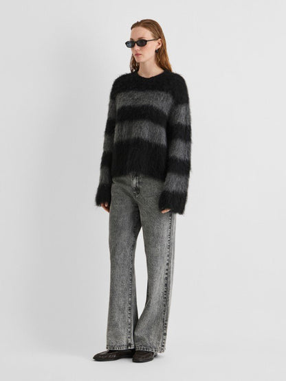Rouge Edit Pullover Rouaria Meteorite Dark Grey Mélange