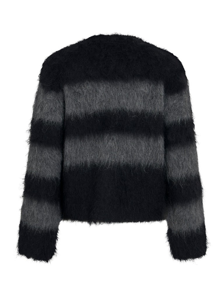 Rouge Edit Pullover Rouaria Meteorite Dark Grey Mélange