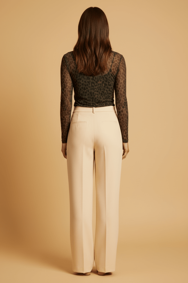 Rouge Edit ROUMESSA L/S O-neck TOP Dull Gold Leo