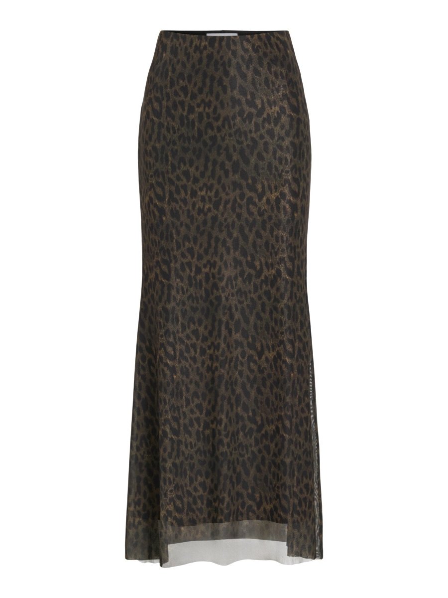 Rouge Edit ROUMESSA RW ANKLE SKIRT Dull Gold Leo