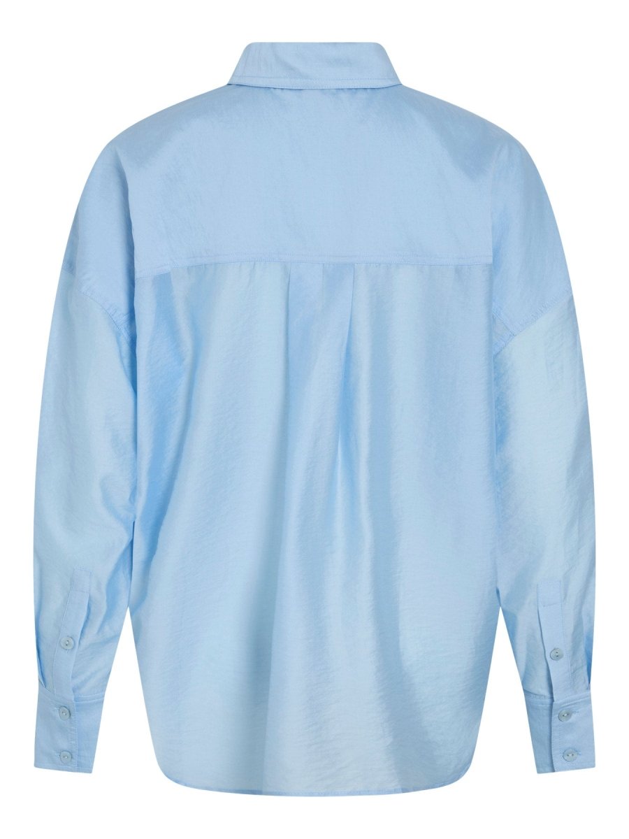 ROUGE EDIT Shirt ROUALININE L/S OVESIZED SHIRT - Clear Sky