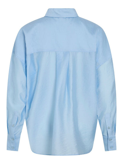 ROUGE EDIT Shirt ROUALININE L/S OVESIZED SHIRT - Clear Sky