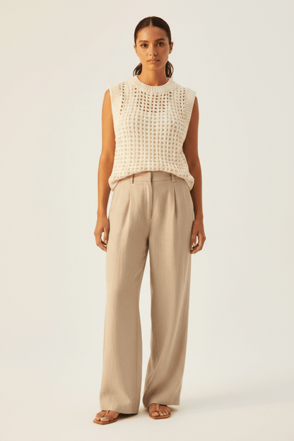 Rouge Edit Weste ROUJUSTINE in der Farbe Beige