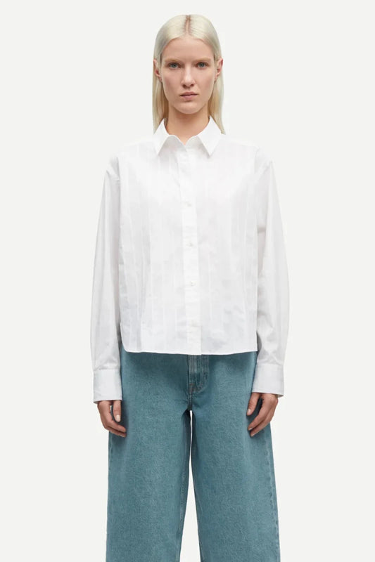 Samsoe Samsoe Bluse Saatrani White