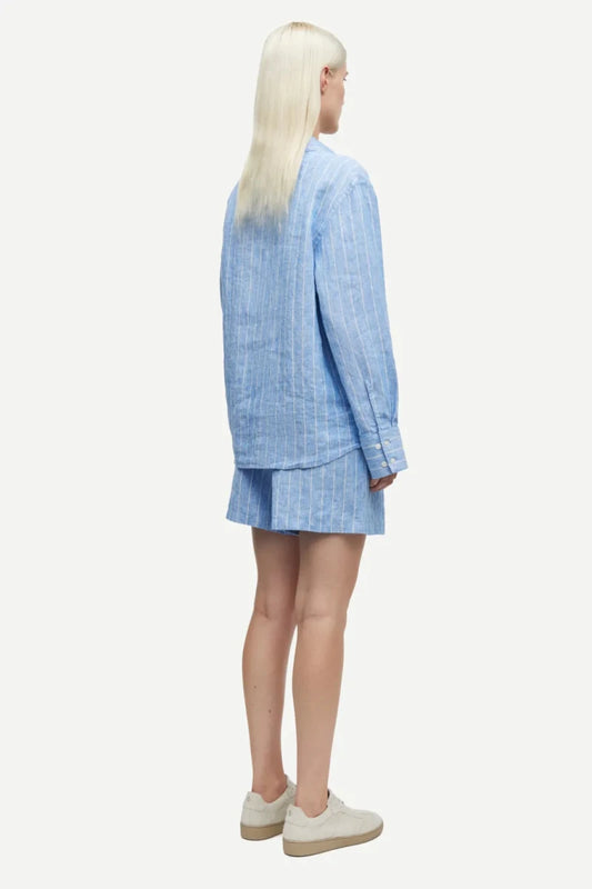 Samsoe Samsoe Bluse Sanot Blue Jasper St.