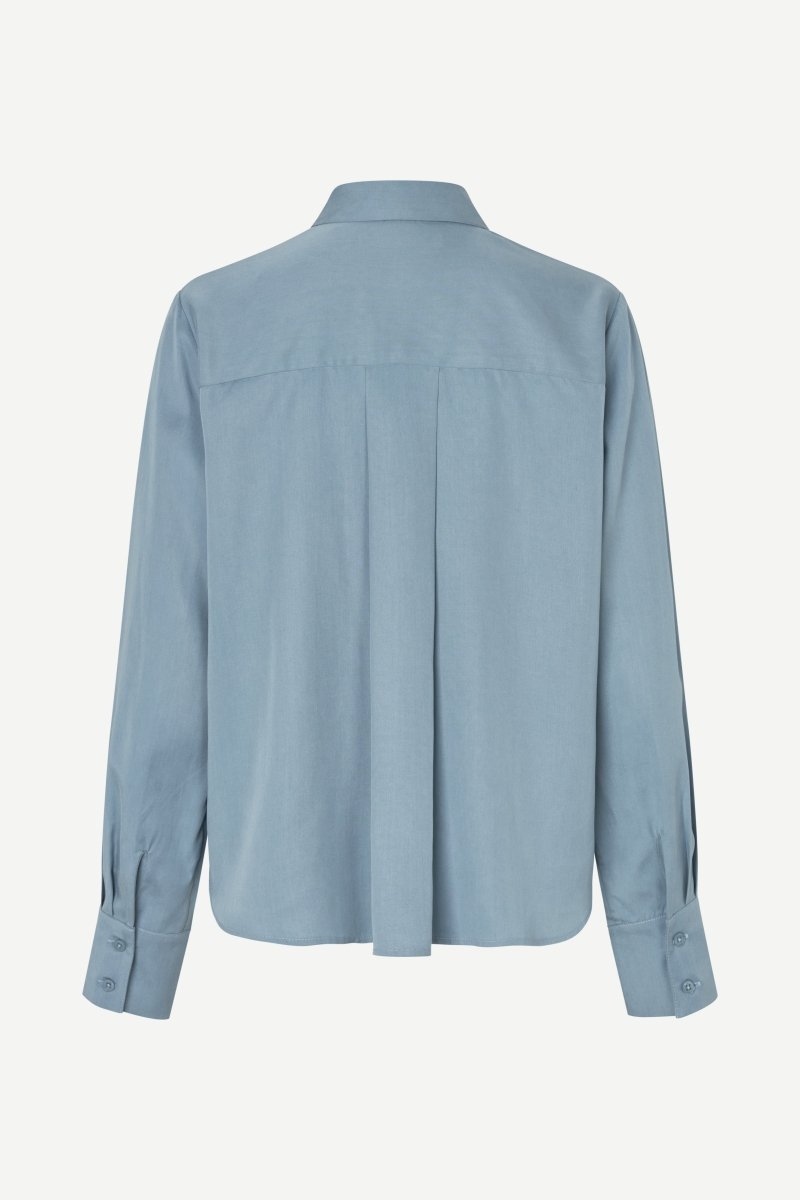 Samsoe Samsoe SAMINA LS SHIRT 14028 in der Farbe Windward Blue