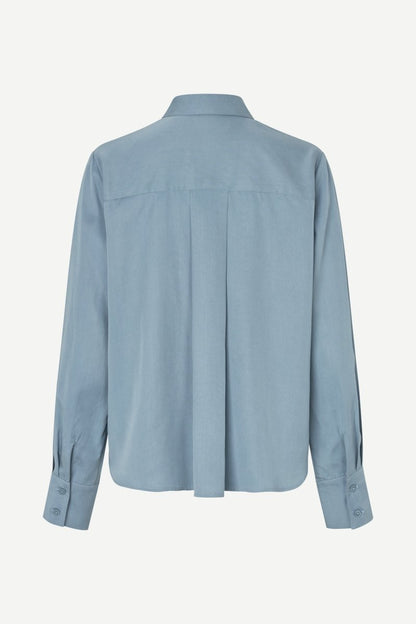 Samsoe Samsoe SAMINA LS SHIRT 14028 in der Farbe Windward Blue