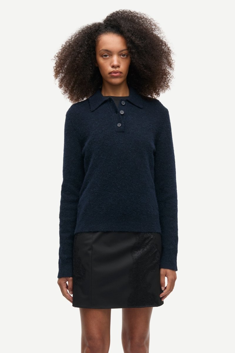 Samsoe Samsoe SANOURA LS POLO 15556 in der Farbe Salute