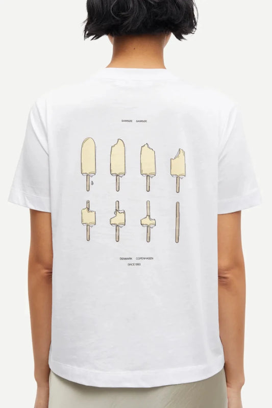 Samsoe Samsoe T-Shirt Eight Ice Flan