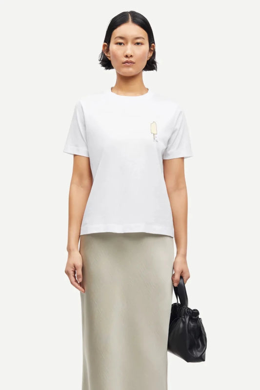 Samsoe Samsoe T-Shirt Eight Ice Flan