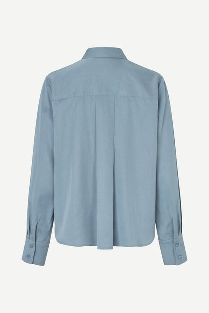 Samsoe Samsoe SAMINA LS SHIRT 14028 in der Farbe Windward Blue