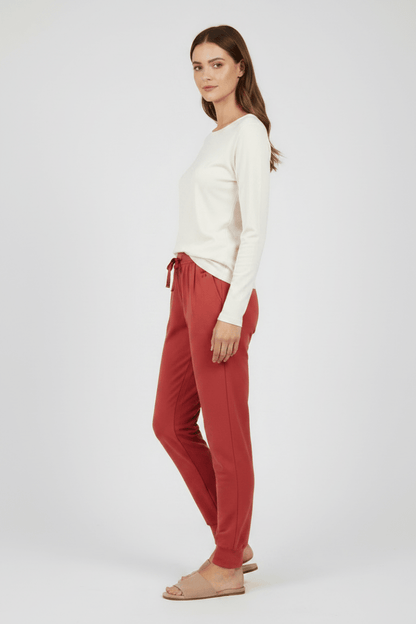 Short Stories Homewear Hose in der Farbe Rot