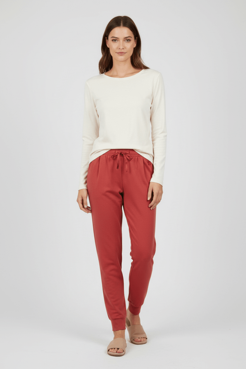Short Stories Homewear Hose in der Farbe Rot