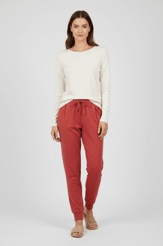 Short Stories Homewear Hose in der Farbe Rot