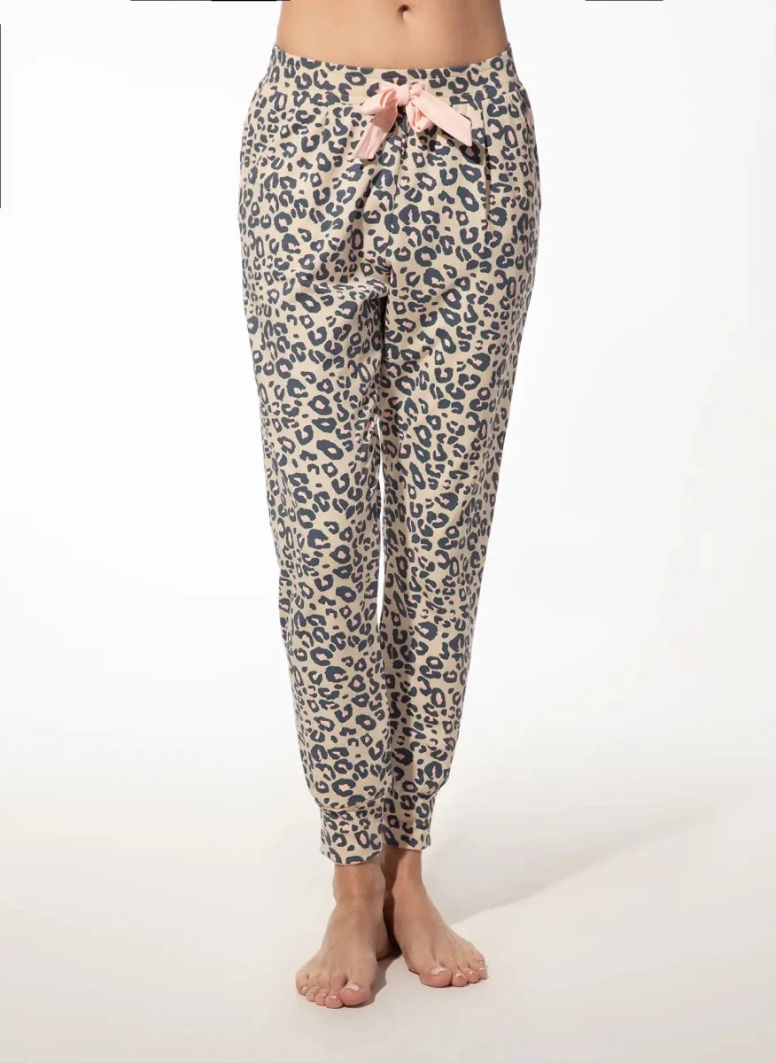 Short Stories Pyjama Hose lang in den Farben Beige/Rosa/Blau