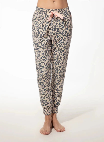 Short Stories Pyjama Hose lang in den Farben Beige/Rosa/Blau