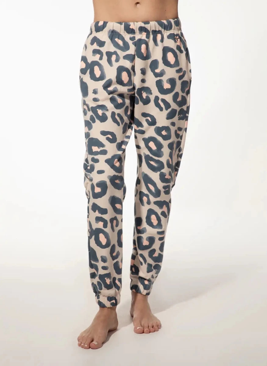 Short Stories Pyjama Hose Lang in der Farbe Beige/Rosa/Blau