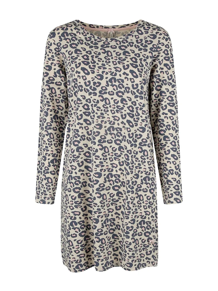 Short Stories Schlafshirt in den Farben Beige/Rosa/Blau