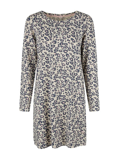 Short Stories Schlafshirt in den Farben Beige/Rosa/Blau