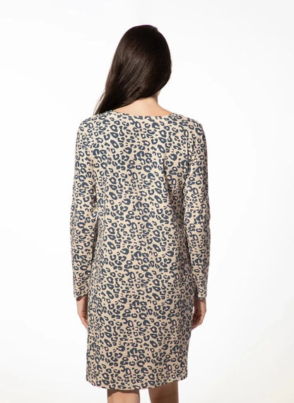 Short Stories Schlafshirt in den Farben Beige/Rosa/Blau