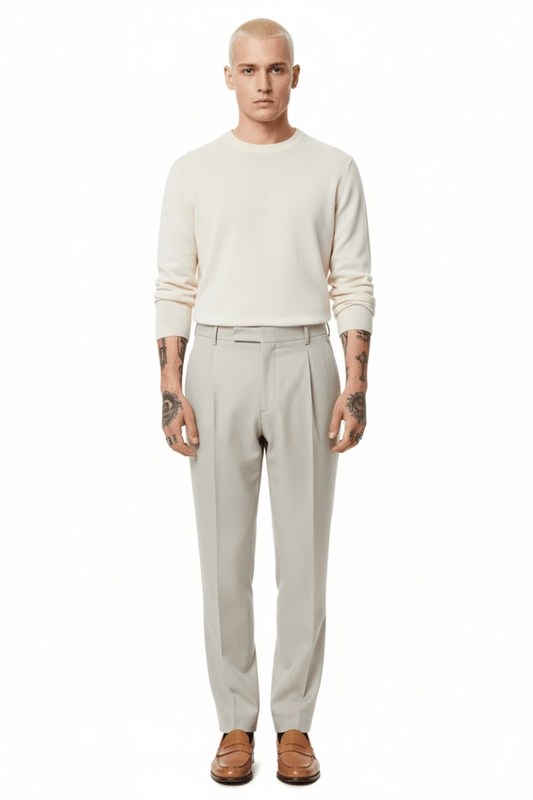 Strellson Classic Trousers Lois4 in der Farbe Silver