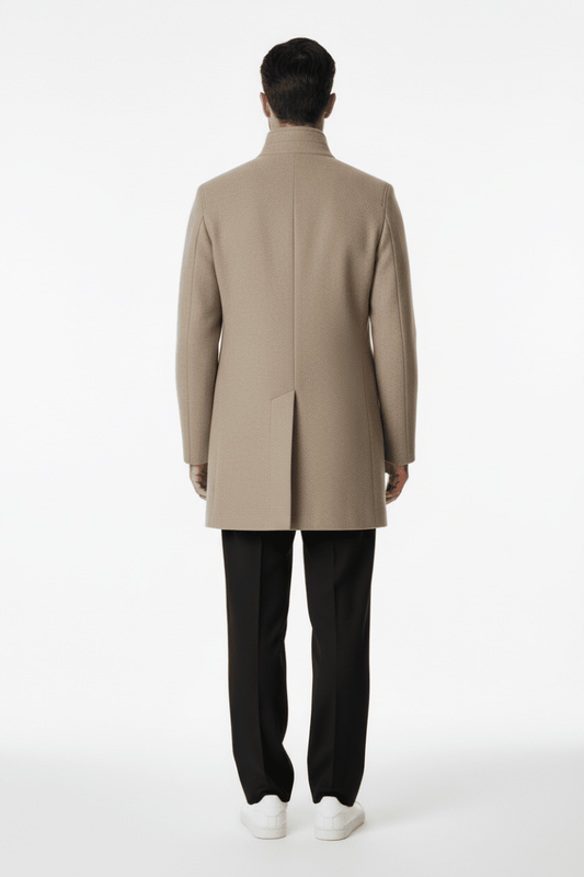 Strellson Finlay Natural - Men's Wool Coat